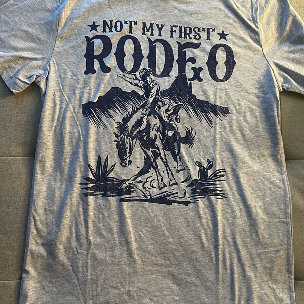 “Not My First Rodeo” graphic tee